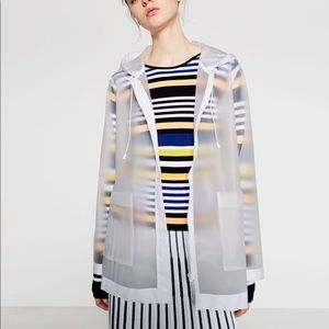 transparent jacket mens zara